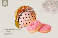 Donut Holder Template - SVG DXF PDF File Formats