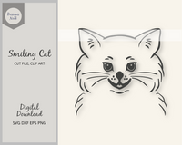 Smiling Cat SVG