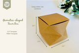Geometric Box Template - SVG DXF PDF Files