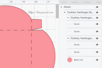 Donut Tray, Donut Holder, Cookies Tray, Hamburger Box Template - SVG, DXF, PDF File, svg box template, vector digital download