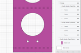 Bath bomb packaging - SVG DXF Cut Files | Bonus File - PDF Template