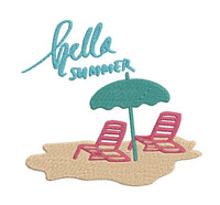 Hello Summer - Free Embroidery Design File