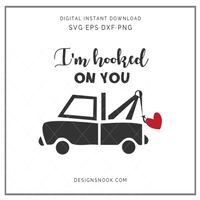 I am hooked on you - SVG