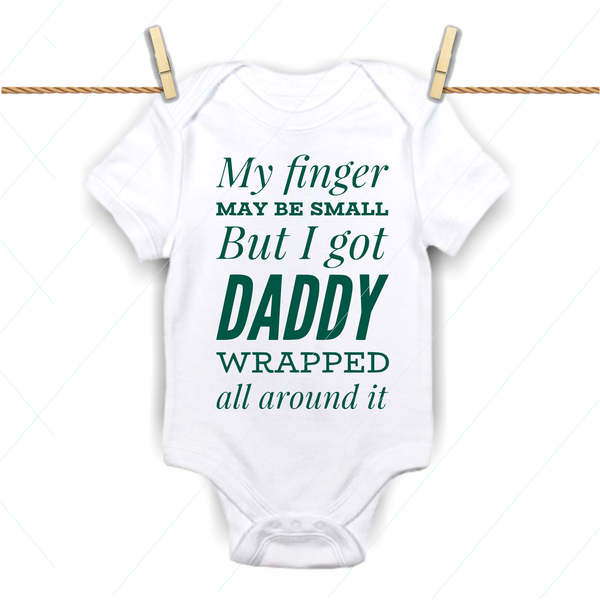 Baby onesie Daddy SVG