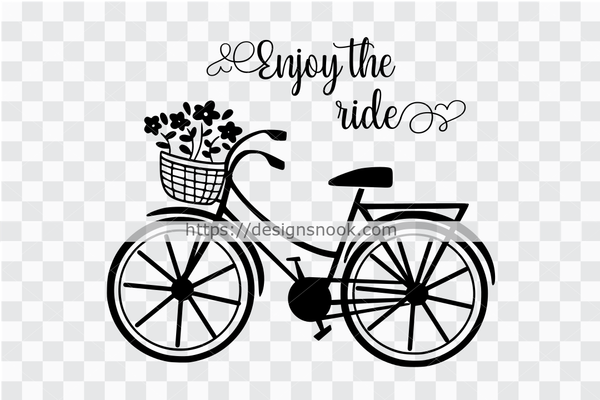 Enjoy The Ride SVG Cut File