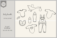 Baby SVG Bundle, Baby PNG Clipart