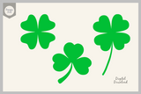 Saint Patrick’s Day Cute Lucky Clover SVG Cut File Clipart Silhouette