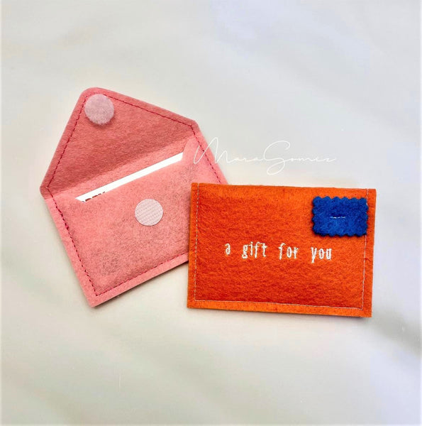 DIY Gift Card Holder Felt Envelope