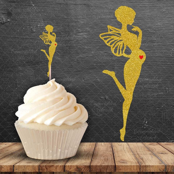 Pregnant Fairy Cake Topper - SVG – DESIGNS NOOK