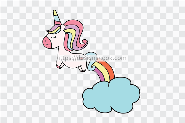 Cute Unicorn Layered SVG File Clipart Instant Download Sublimation Designs SVG PNG Digital Graphic Image Happy Animal Kids Crafting D48