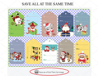 Colorful Christmas Printable Gift Tags