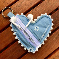 PDF Sewing Pattern - Venice Heart Shaped Coin Purse, Sewing DIY, Sewing Tutorial, Sewing how-to