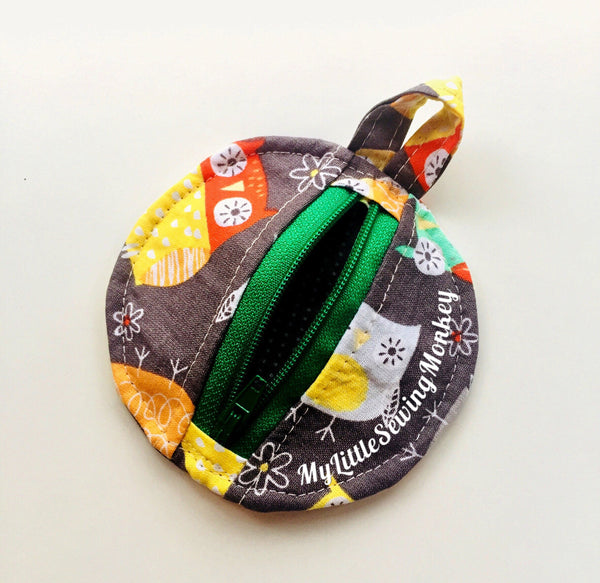 PDF Sewing Pattern - Naples Zippered Coin Purse, Sewing DIY, Sewing Tutorial, Sewing how-to