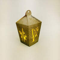 3D Bamboo Lantern - SVG PDF