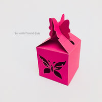 Butterfly top box template - SVG DXF