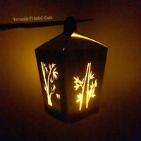 3D Bamboo Lantern - SVG PDF