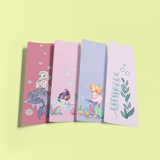 Mermaid Themed Bookmarks - 5 Designs, Underwater Bookmark, Under The Sea Bookmark, Mermaid Printable Bookmark, Printable Digital Download