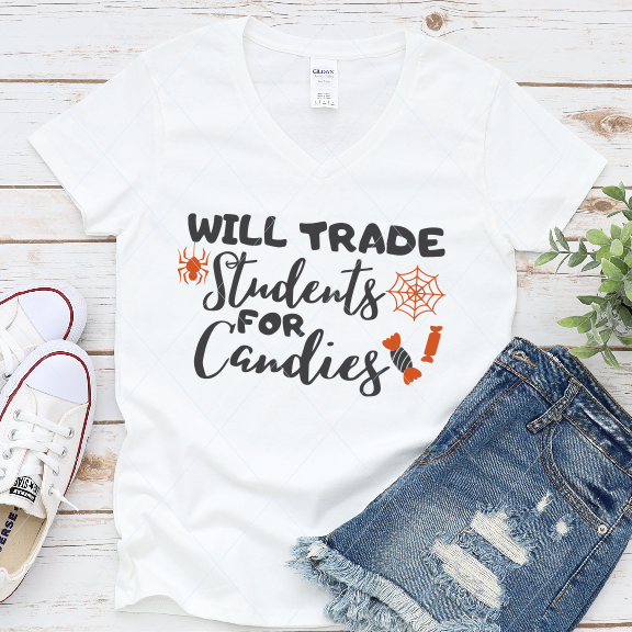 Will trade students for candies - SVG
